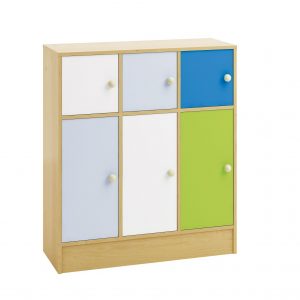 Spogliatoio New 3 ante quadrate e 3 rettangolari