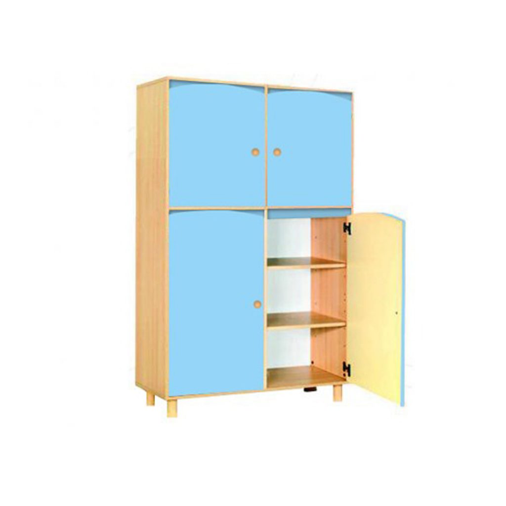 arredo-per-asili-mobile-2-ante-e-2-antine-realizzato-in-legno-nobilitato-color-faggio-chiaro-AZZURRO